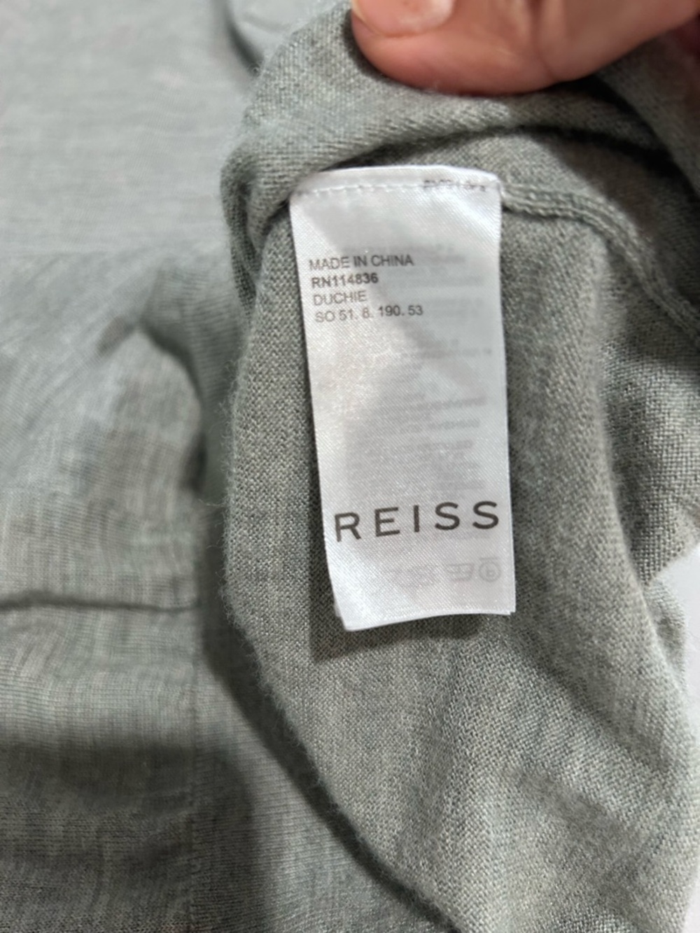 Reiss Duchie Johnny Collar Short Sleeve Wool Polo Sweater - Picture 14 of 16